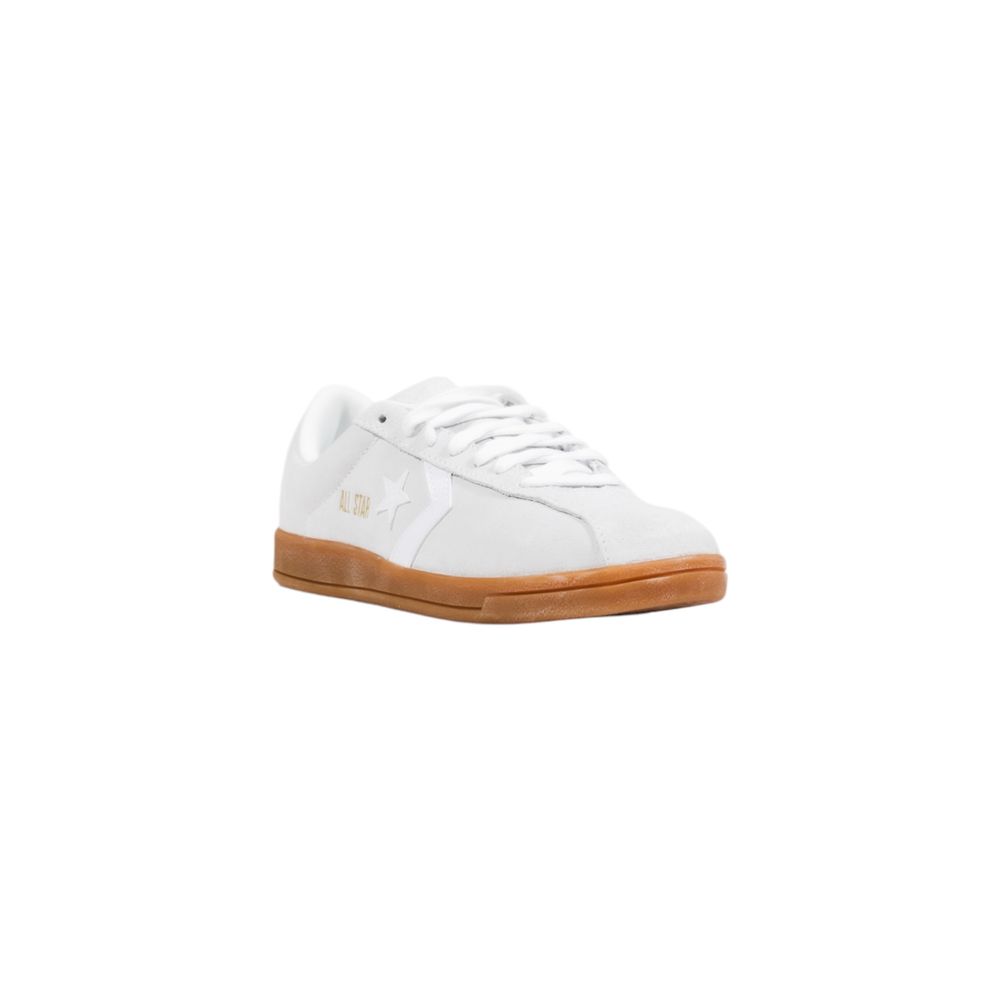 Converse White Leather Low-Top Sneakers