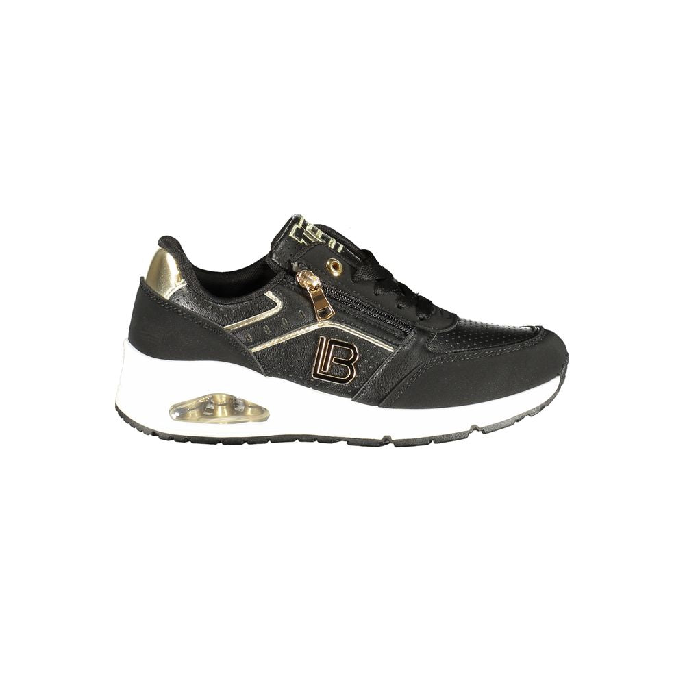 Laura Biagiotti Schwarzer Damen-Sneaker aus Polyester