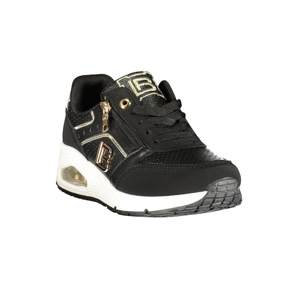 Laura Biagiotti Schwarzer Damen-Sneaker aus Polyester