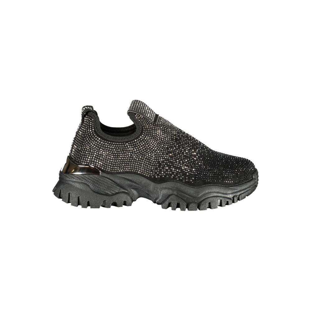 Baskets noires en polyester Laura Biagiotti