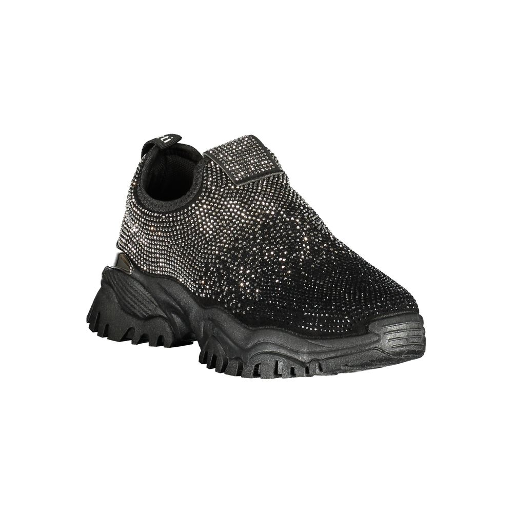 Baskets noires en polyester Laura Biagiotti
