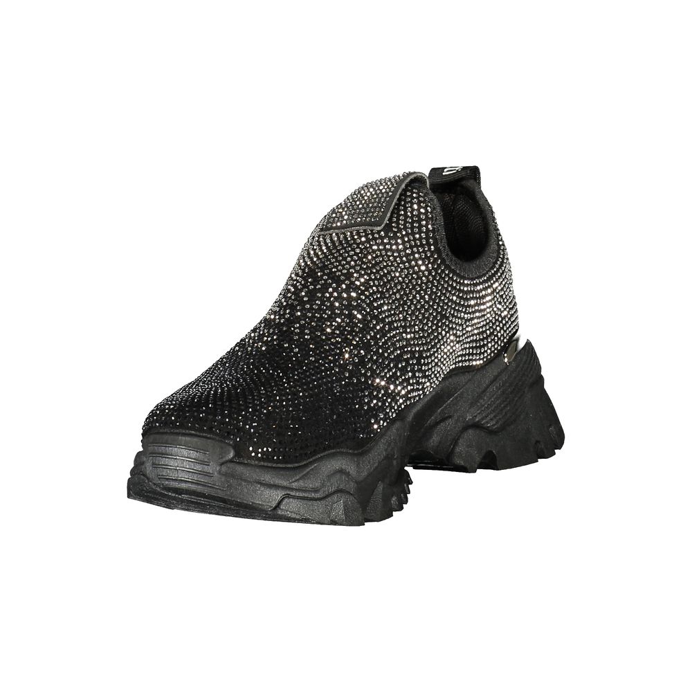 Baskets noires en polyester Laura Biagiotti