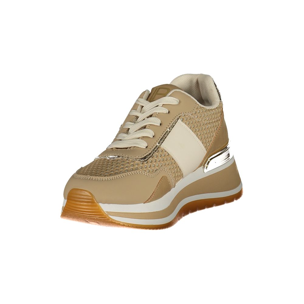 Laura Biagiotti Beige Polyurethan-Sneaker für Damen
