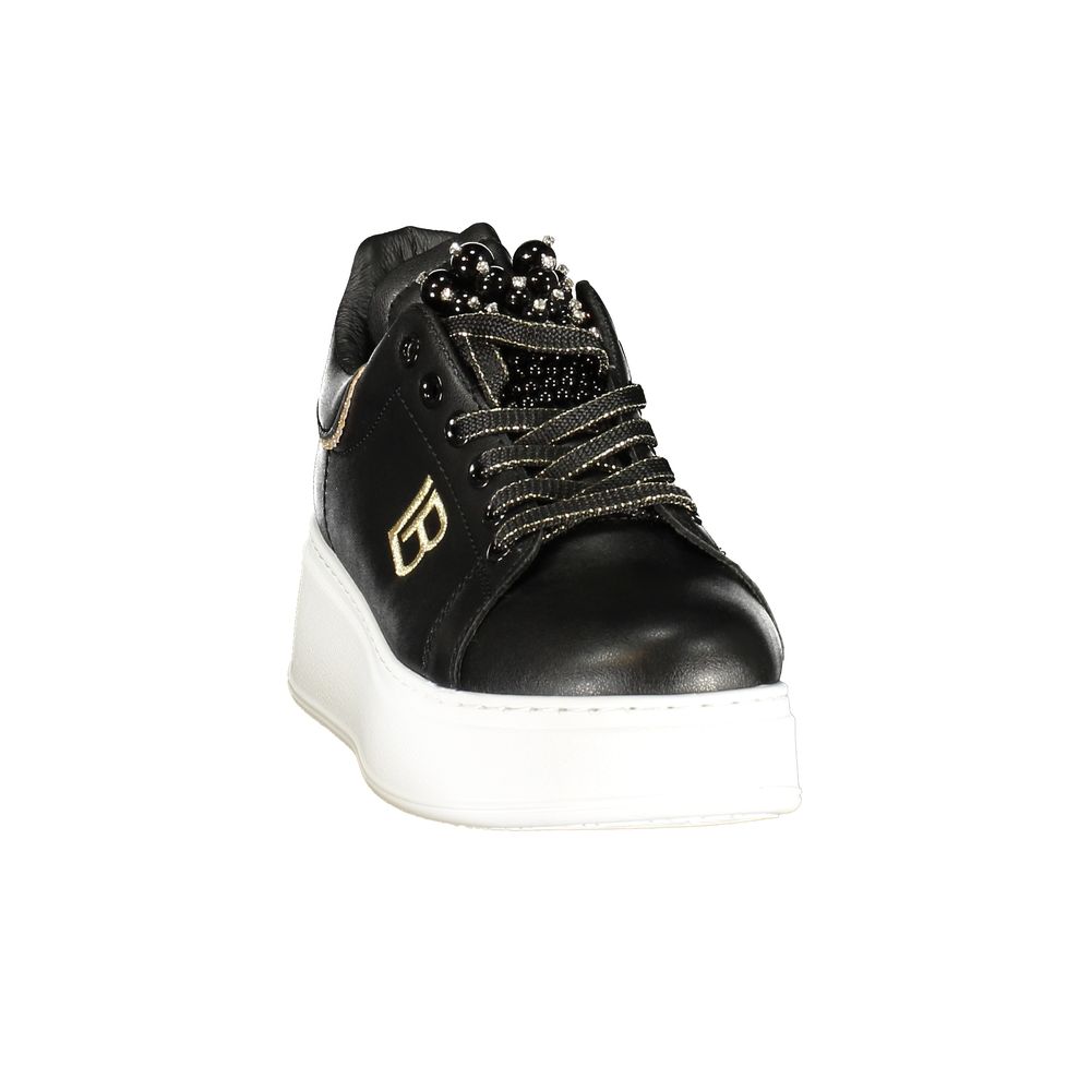 Baskets Laura Biagiotti noires en polyester