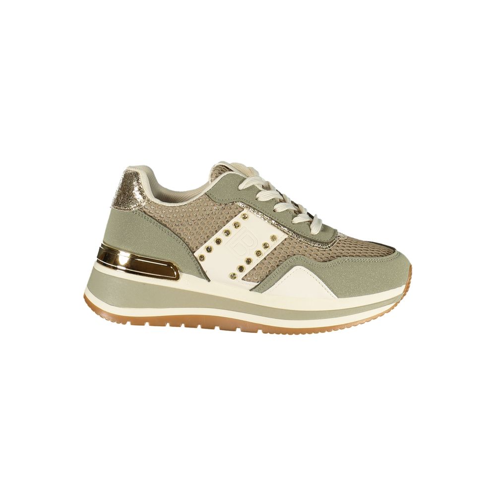 Laura Biagiotti Verde Damen-Sneaker aus Polyurethan
