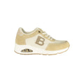 Laura Biagiotti Women's Sneakers in Beige Polyurethane