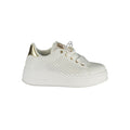 Laura Biagiotti Bianco Damen-Sneaker aus Polyurethan