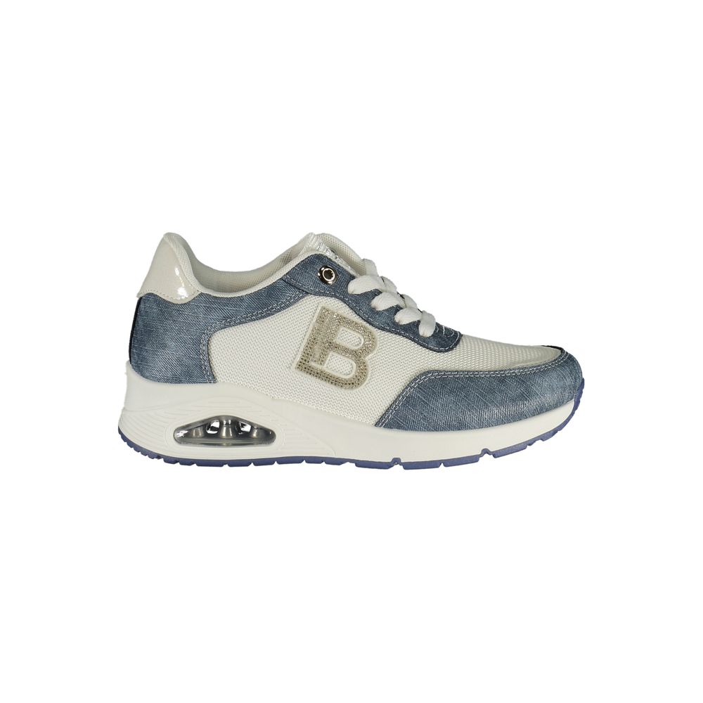 Chaussures de sport bleues en polyester Laura Biagiotti