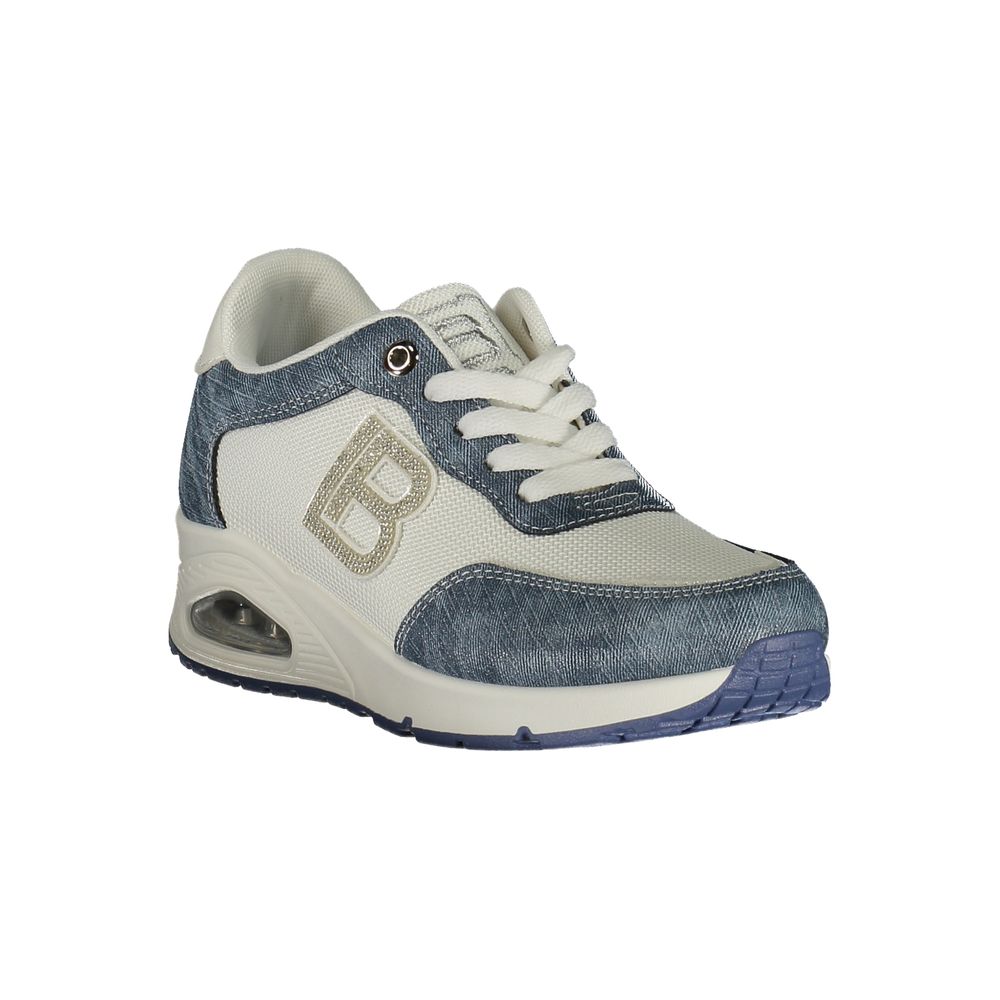 Chaussures de sport bleues en polyester Laura Biagiotti