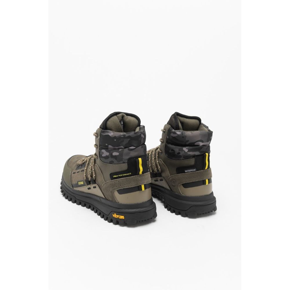 Colmar Grüne Leder-Ankle Boots