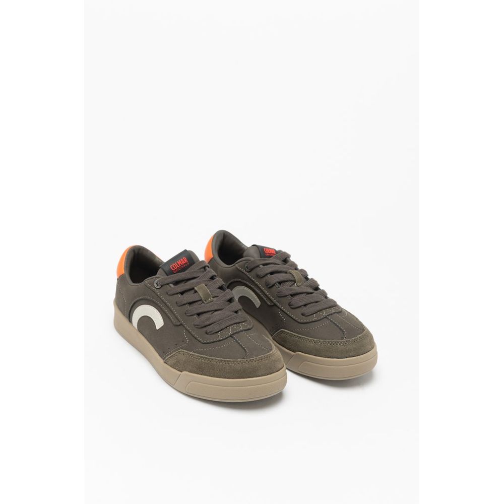 Baskets basses Colmar en cuir bicolore