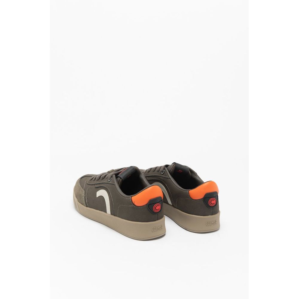 Baskets basses Colmar en cuir bicolore