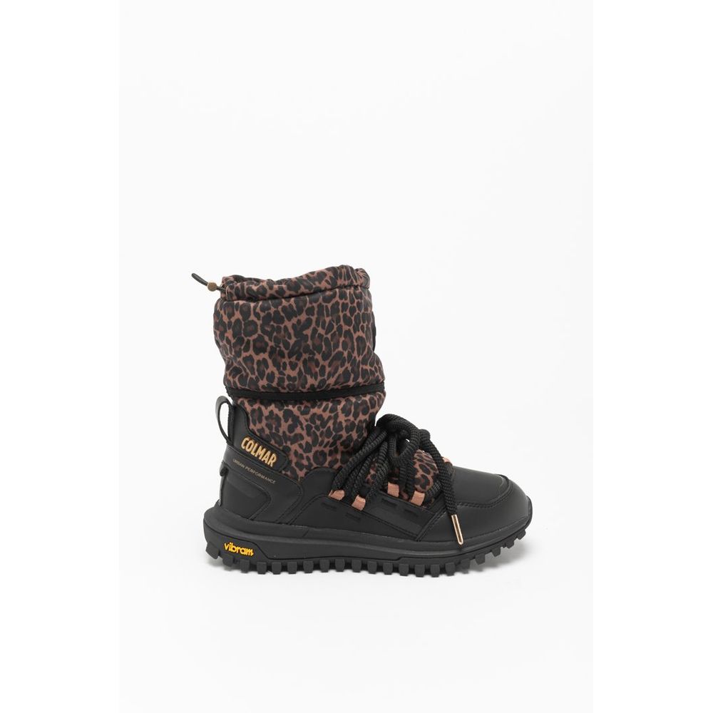 Bottines noires en polyester Colmar