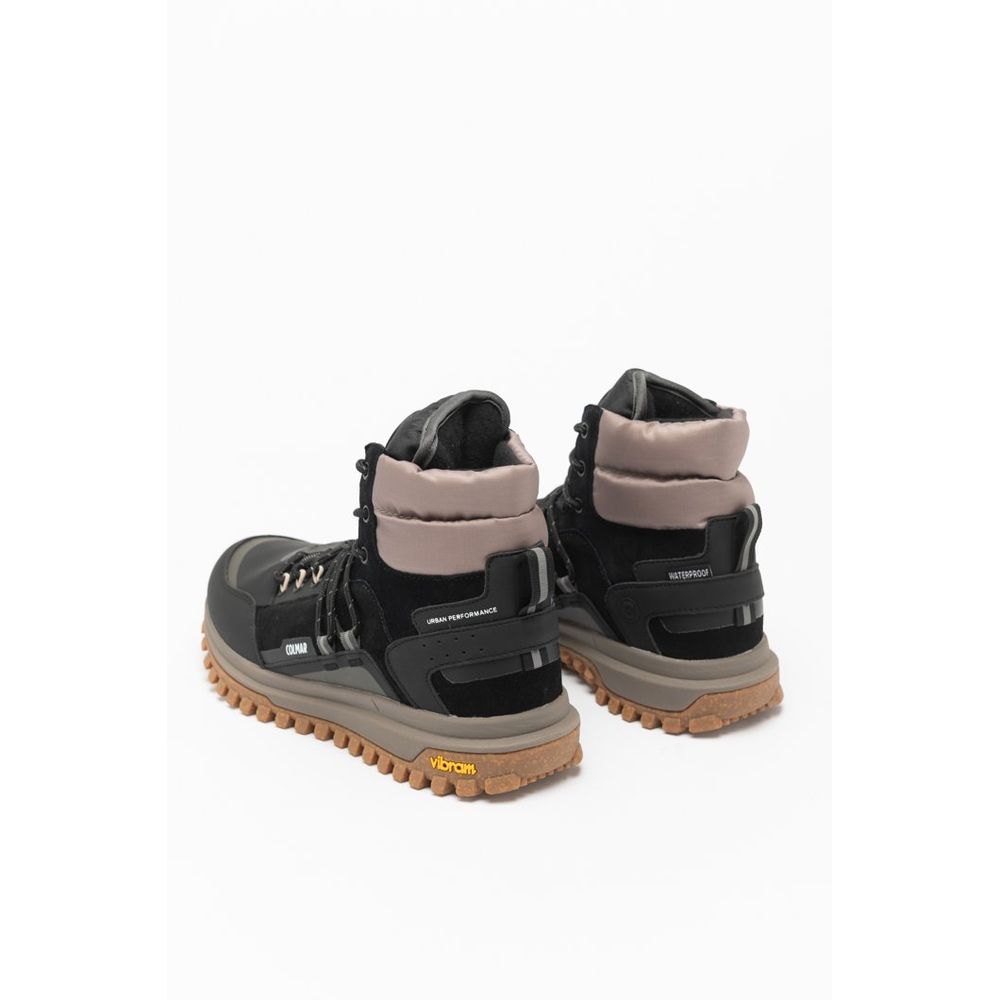 Bottines Colmar en cuir noir