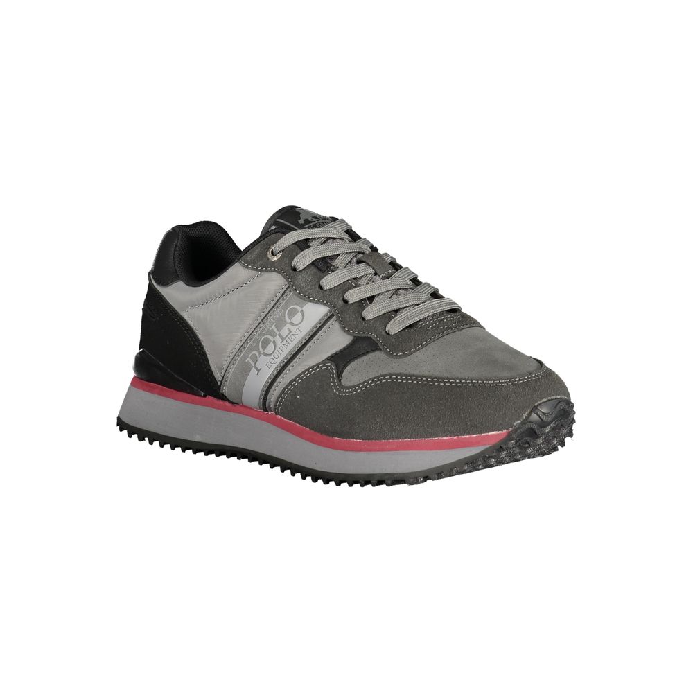 U.S. Grand Polo Graue Sportschuhe aus Polyester