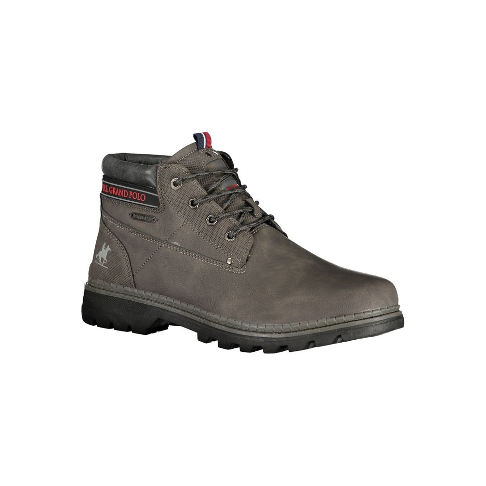 U.S. Grand Polo Grigio Bottines pour homme en polyuréthane