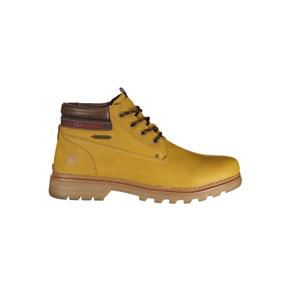 Boots U.S. Grand Polo jaunes en polyuréthane pour homme