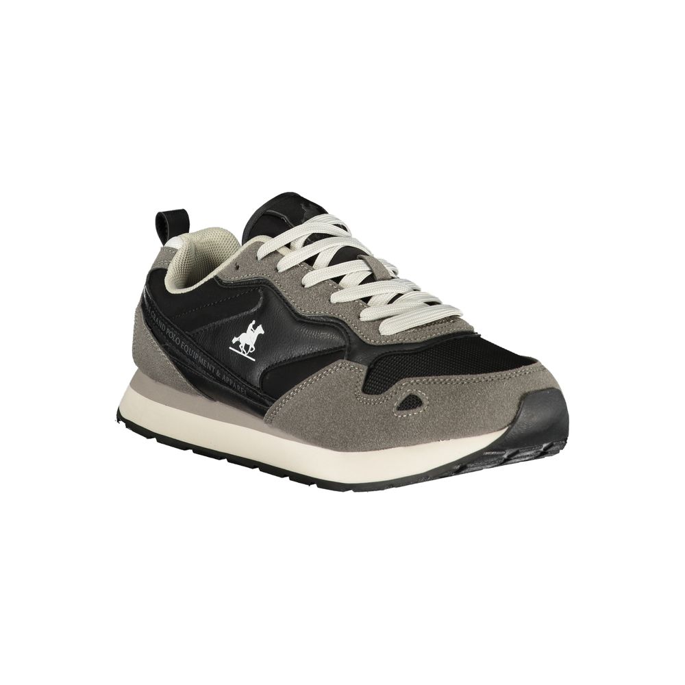 U.S. Grand Polo Men's Black Polyurethane Sneakers