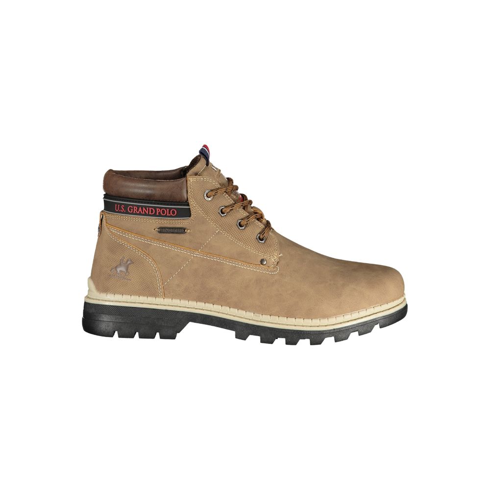 U.S. Grand Polo Bottines marron en polyester