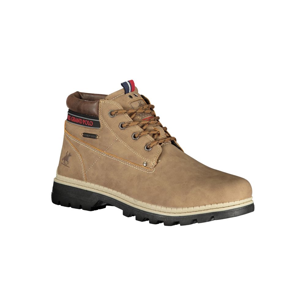 U.S. Grand Polo Bottines marron en polyester