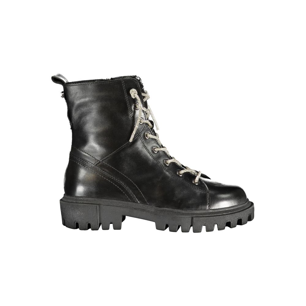 Cafenoir Bottines noires en polyester