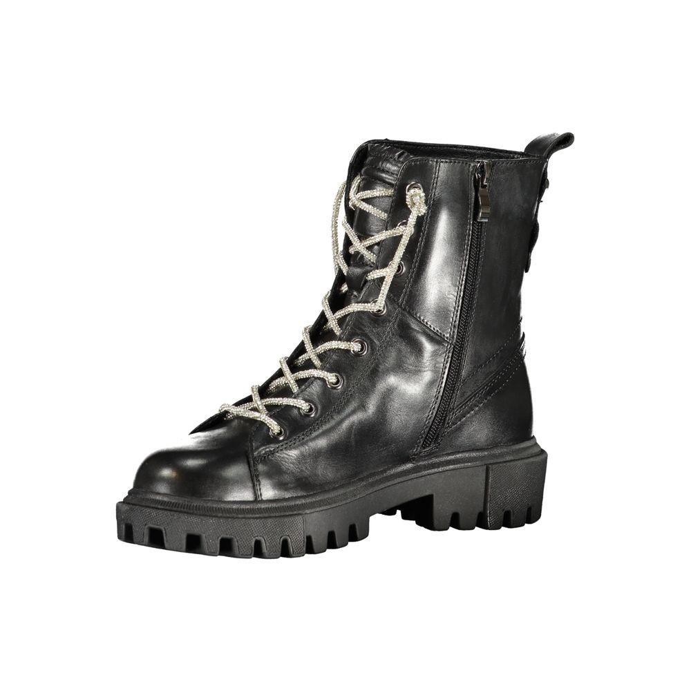 Cafenoir Bottines noires en polyester