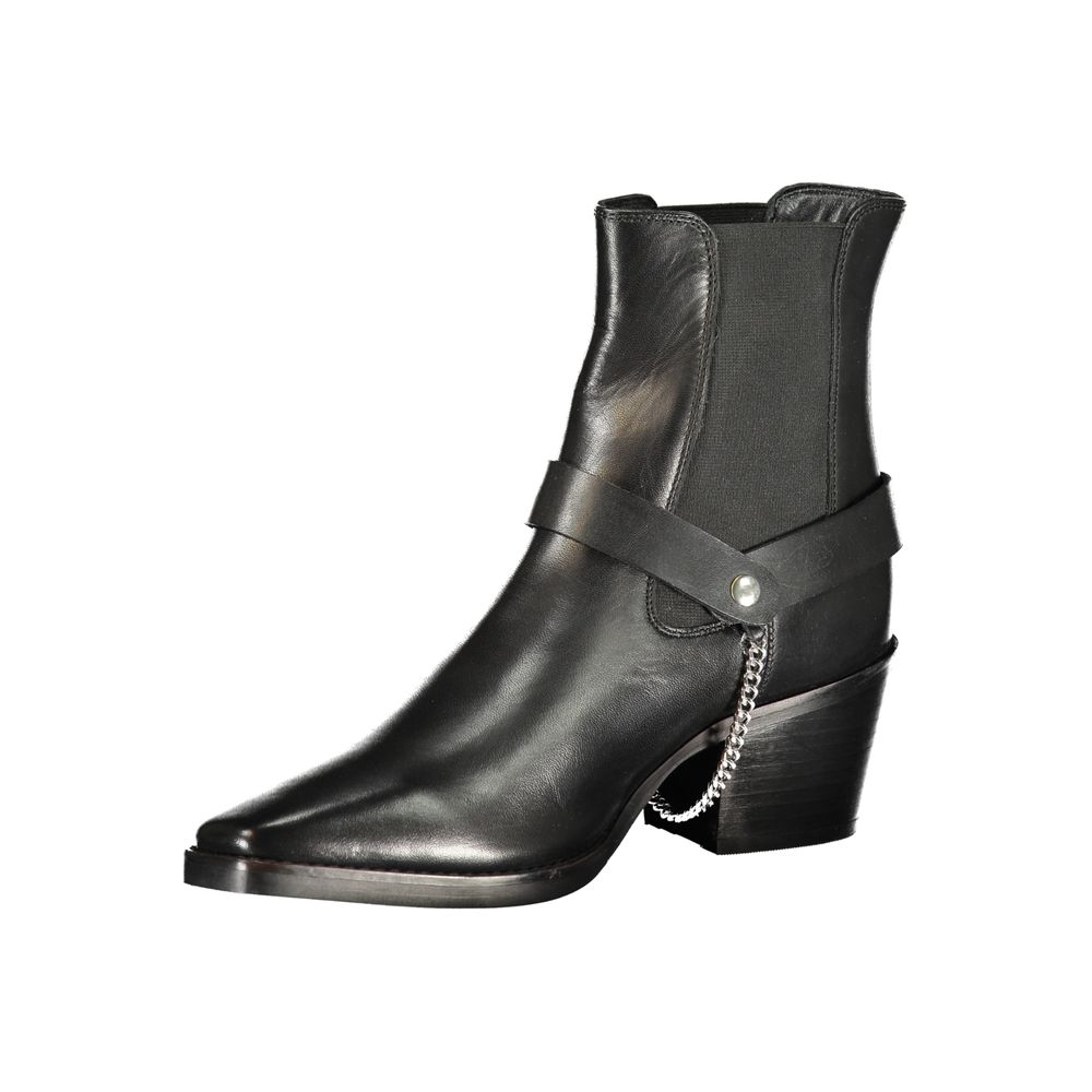 Cafenoir Bottines noires en polyester