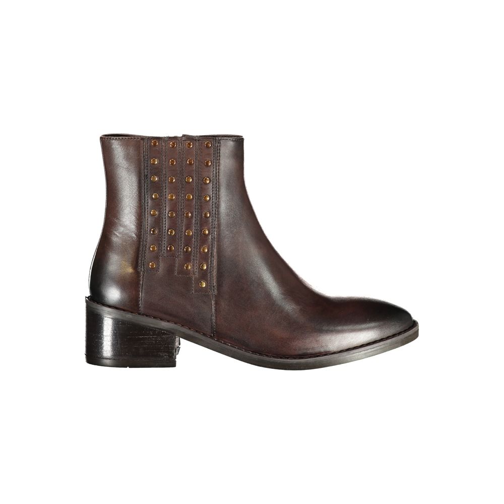 Cafenoir Bottines Marron en Polyester