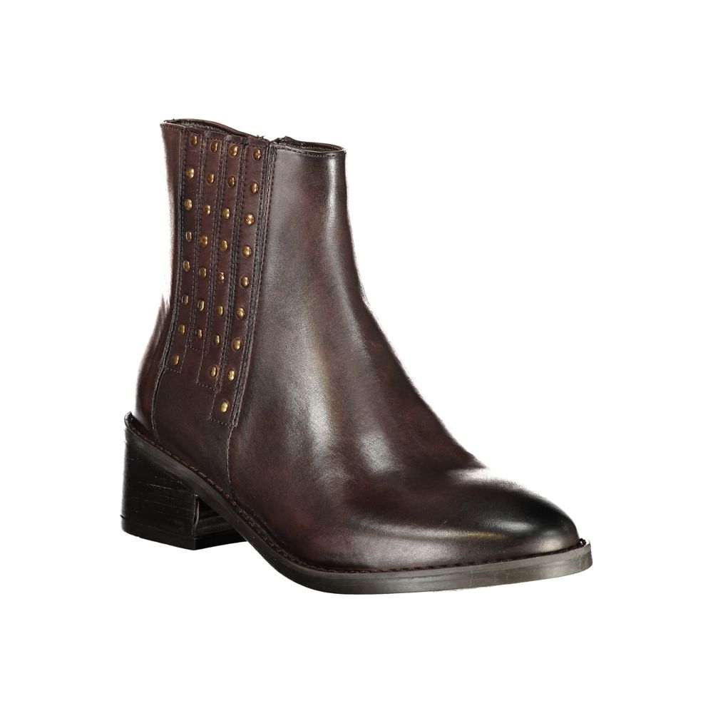 Cafenoir Bottines Marron en Polyester
