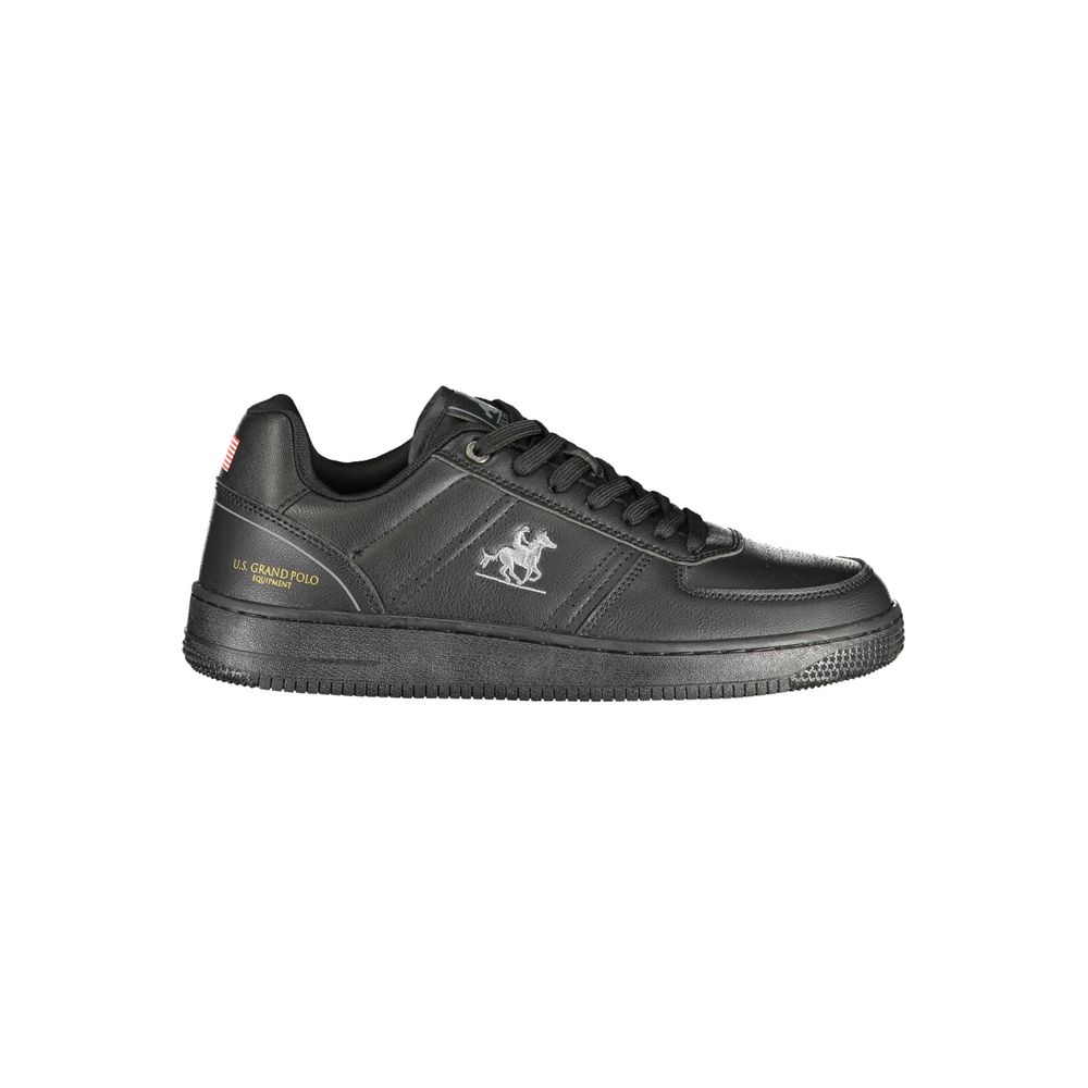 U.S. Grand Polo Schwarzer Sneaker aus Polyurethan für Herren