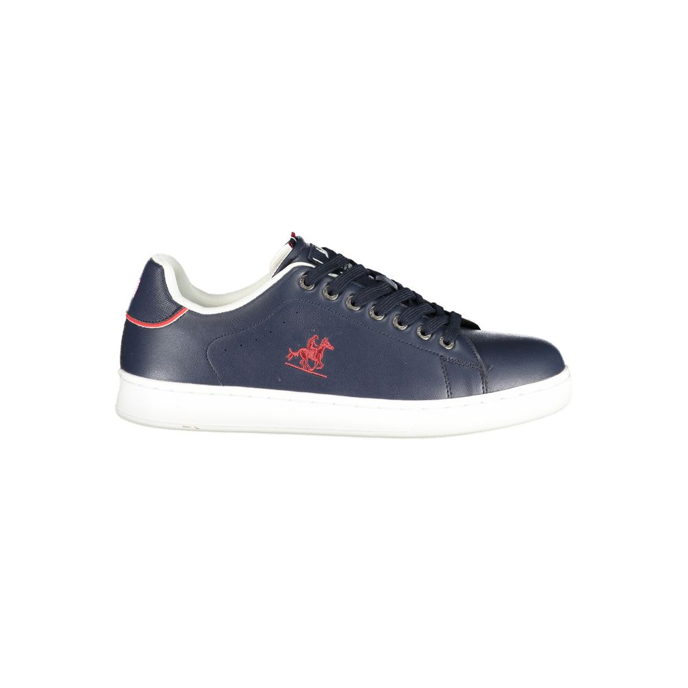 U.S. Grand Polo Baskets basses homme bleues en polyuréthane