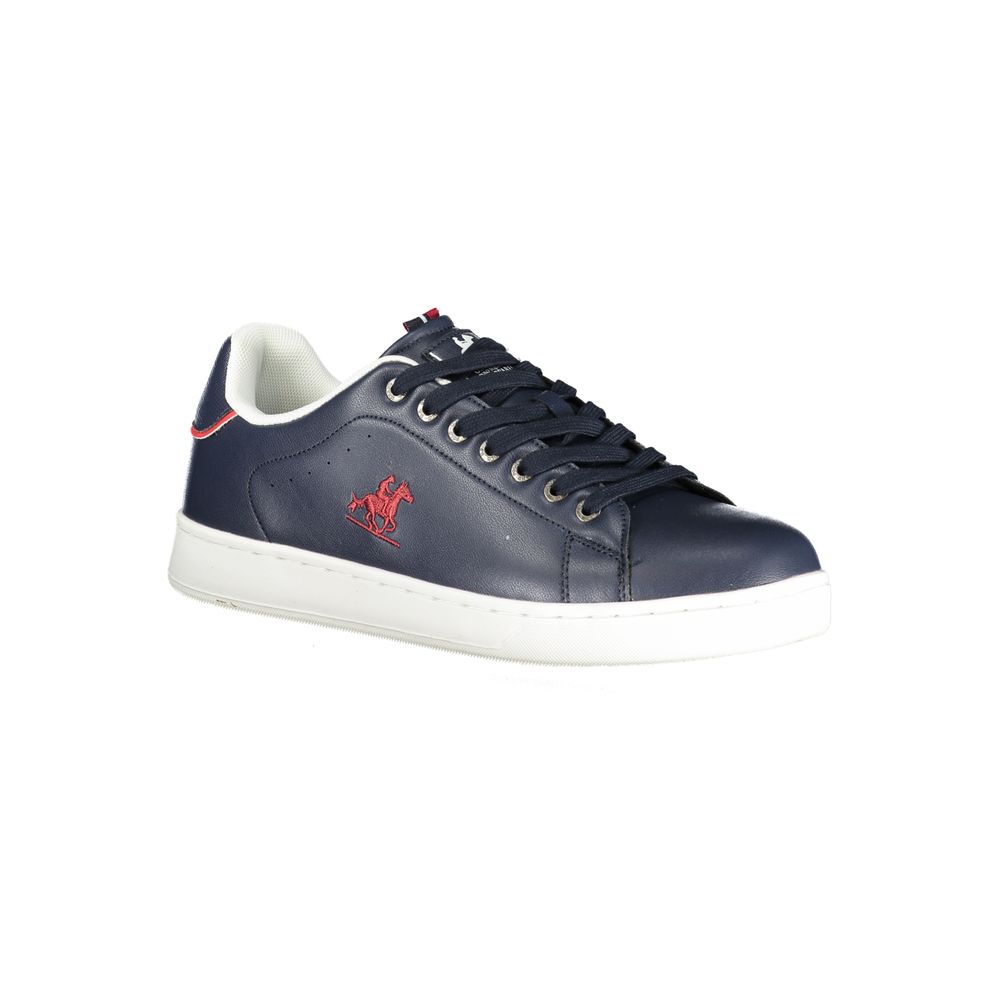 U.S. Grand Polo Baskets basses homme bleues en polyuréthane