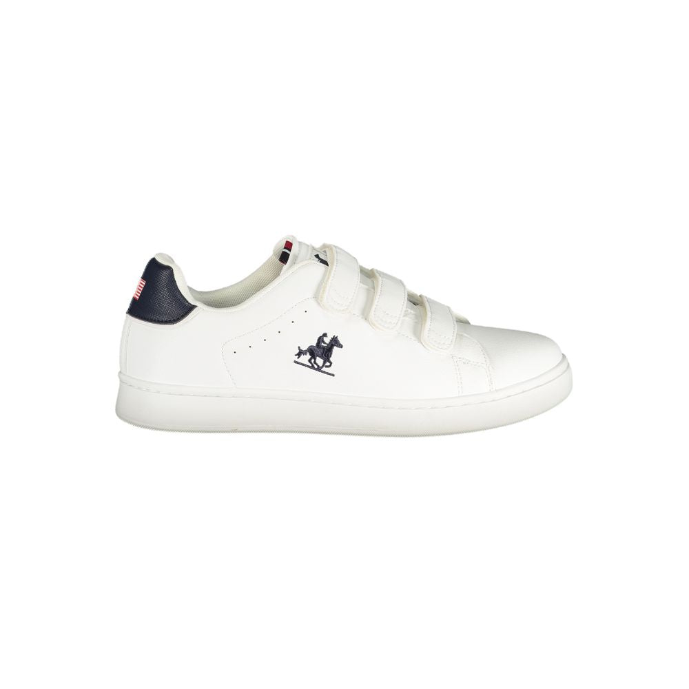 U.S. Grand Polo Weißer Herren-Sneaker aus Polyurethan