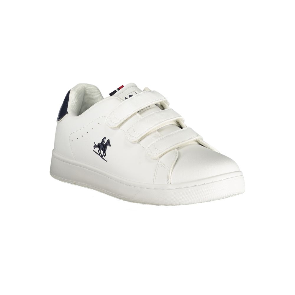 U.S. Grand Polo Weißer Herren-Sneaker aus Polyurethan