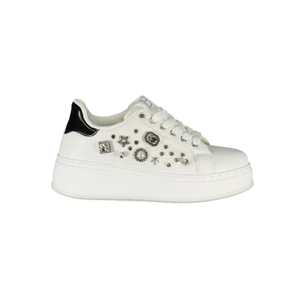 Laura Biagiotti White Polyurethane Women's Sneaker