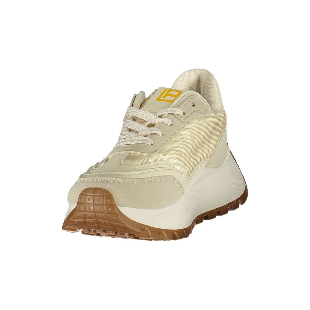 Laura Biagiotti Women's Sneakers in Beige Polyurethane