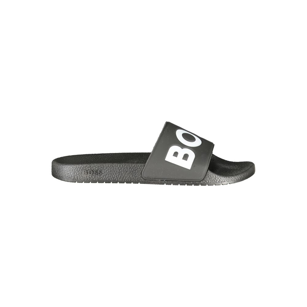 Mocassins noirs en polyuréthane pour homme Hugo Boss