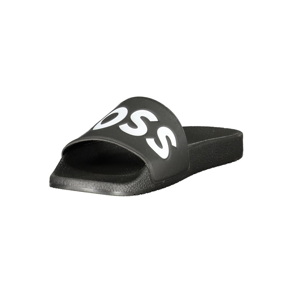 Mocassins noirs en polyuréthane pour homme Hugo Boss