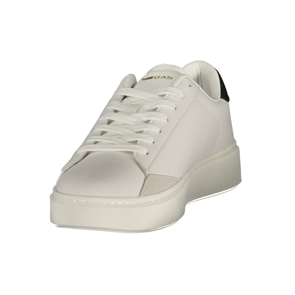 Gas Weißer Herren-Sneaker aus Polyurethan