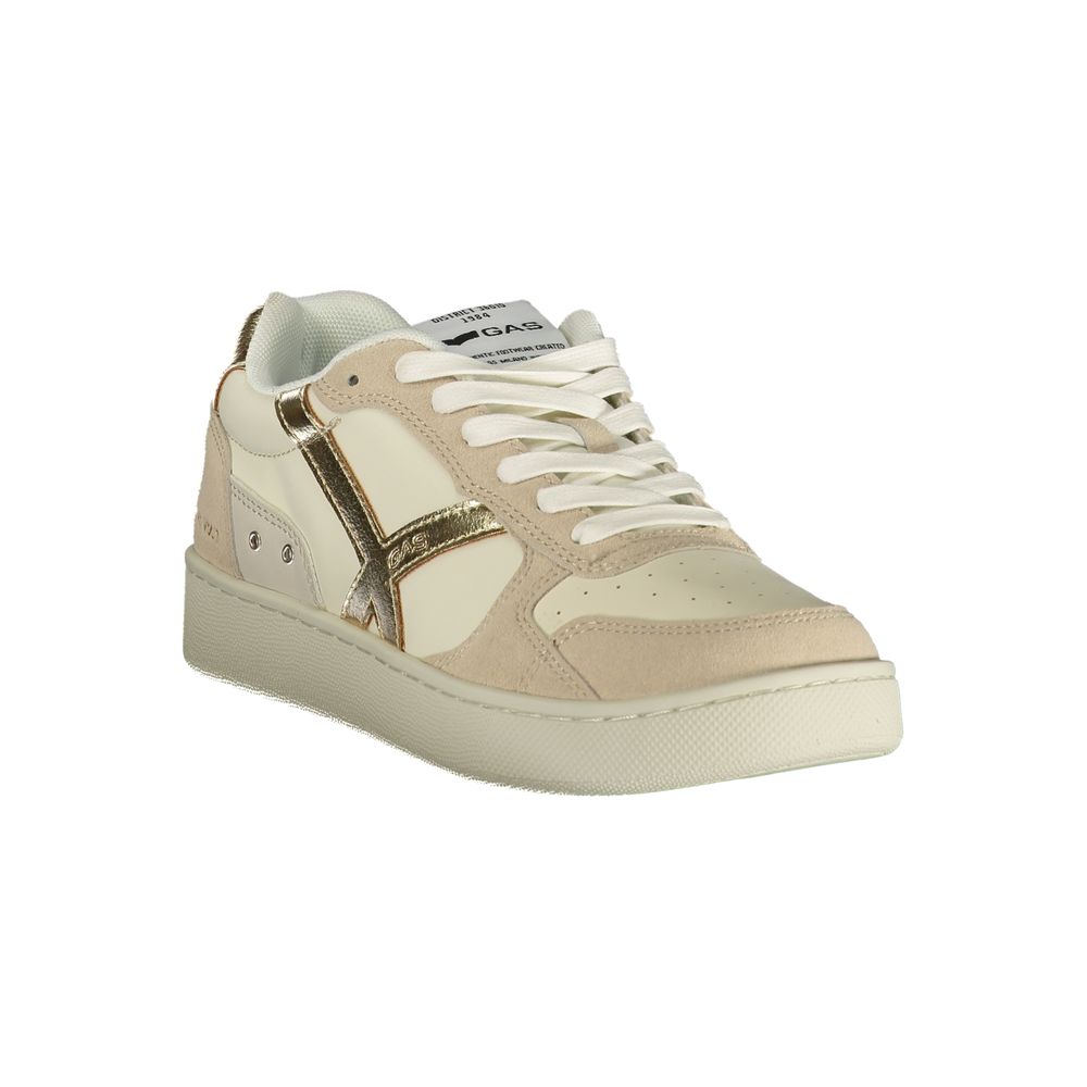 Gas Beige Polyester Athletic Sneakers