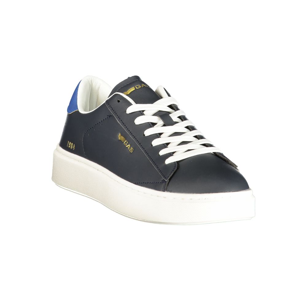 Gas Blue Men's Polyurethane Sneakers