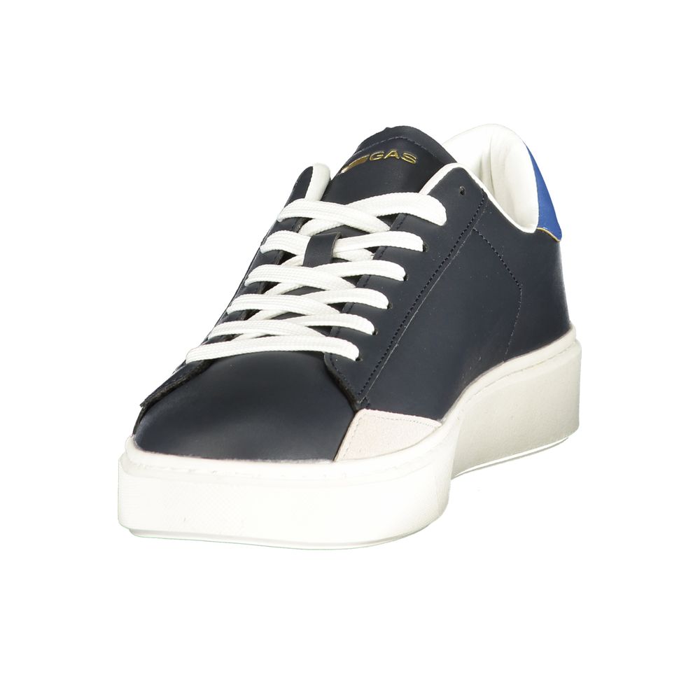Gas Blue Men's Polyurethane Sneakers