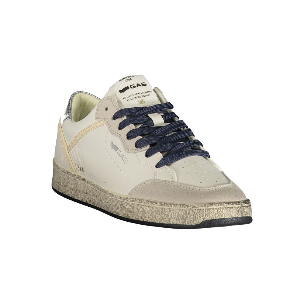 Gas Bianco Damen-Sneaker aus Polyurethan