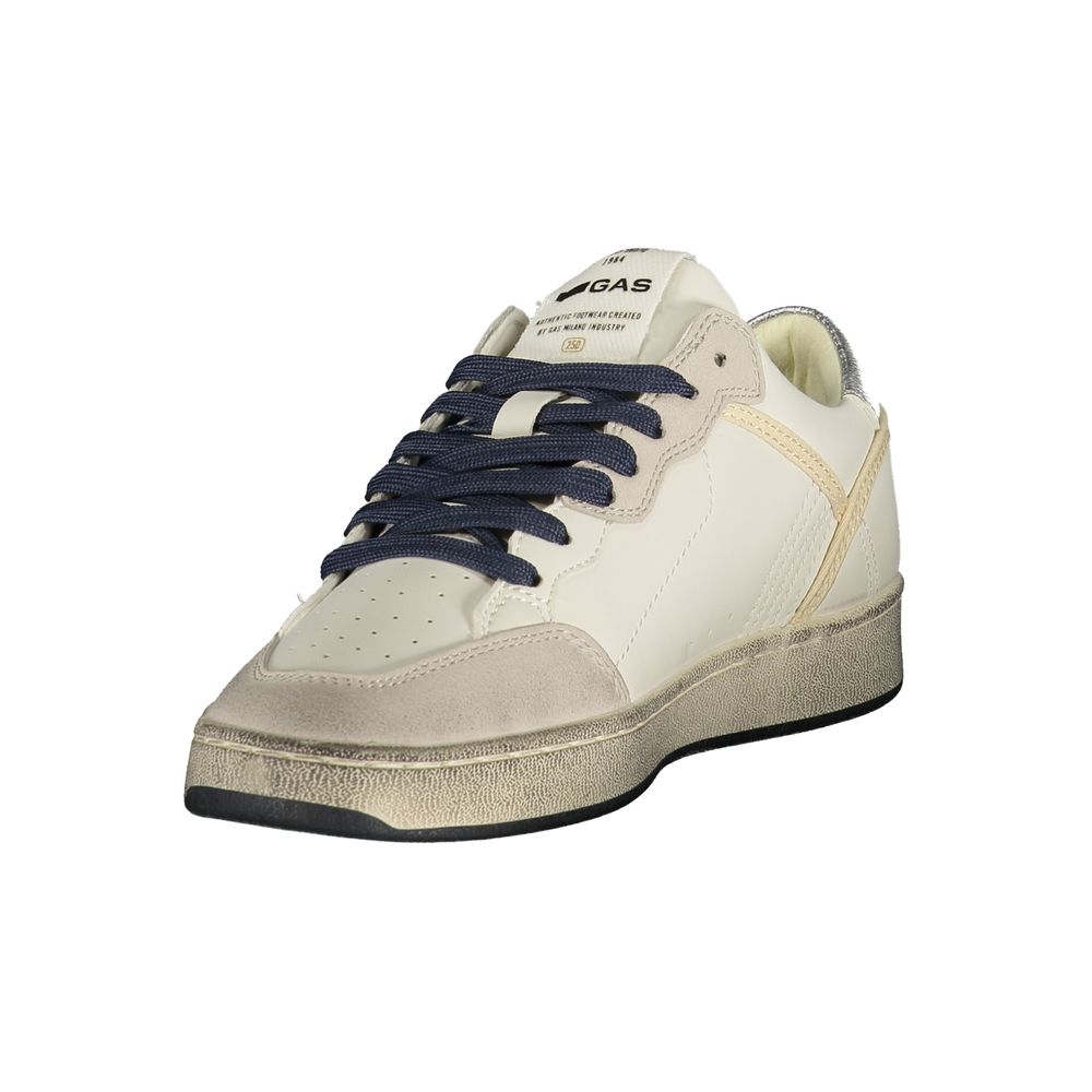 Gas Bianco Damen-Sneaker aus Polyurethan