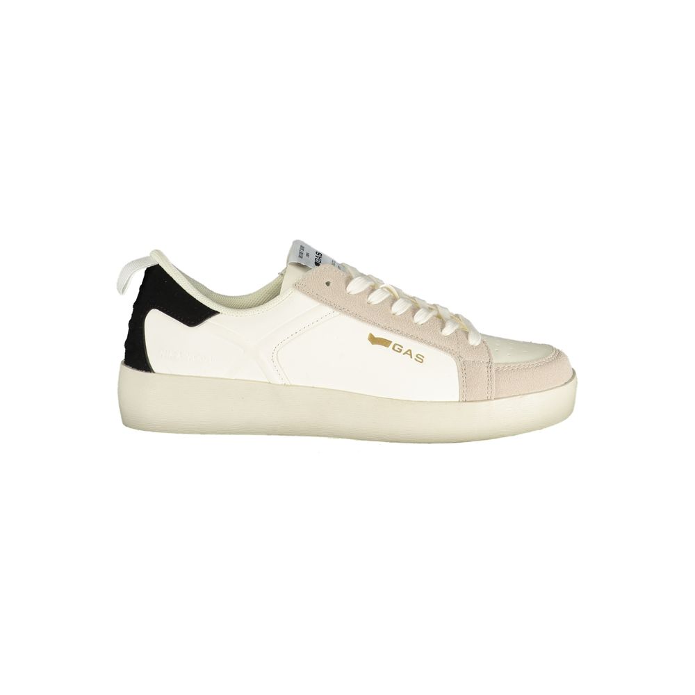 Gas Bianco Damen-Sneaker aus Polyurethan