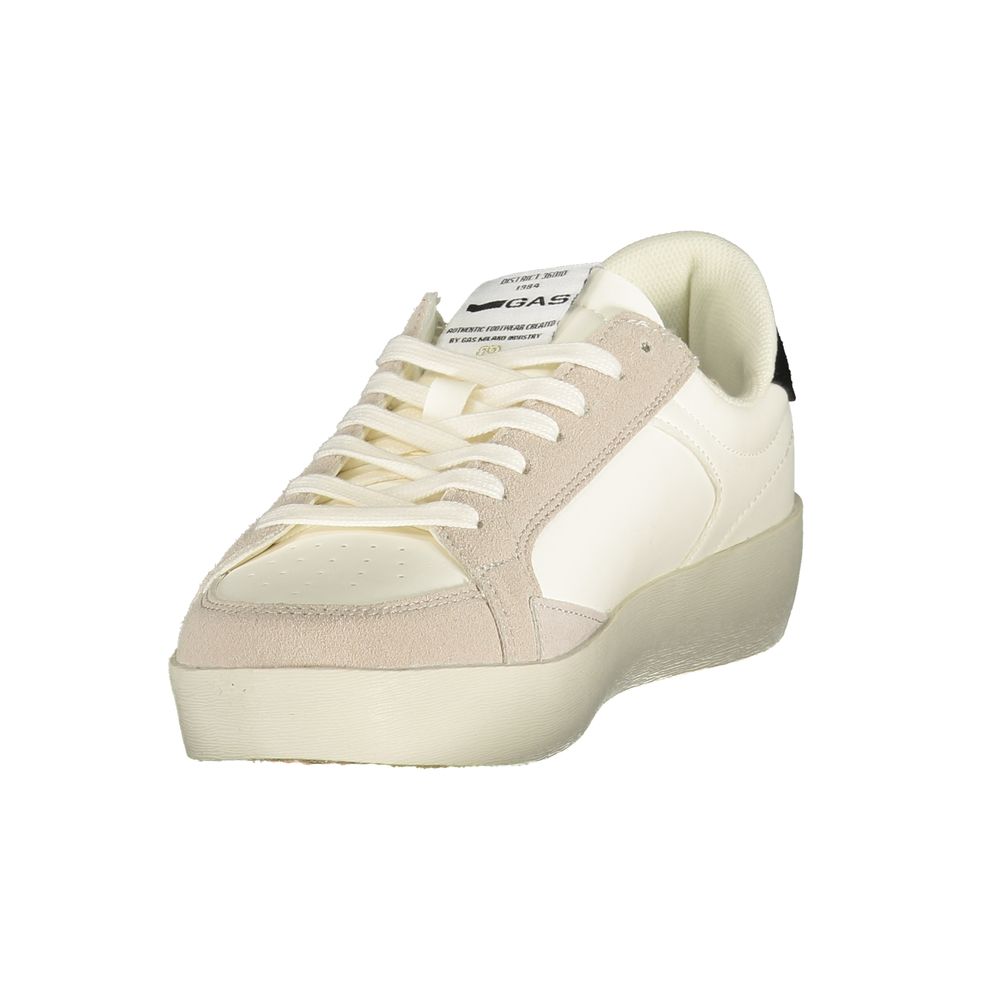 Gas Bianco Damen-Sneaker aus Polyurethan