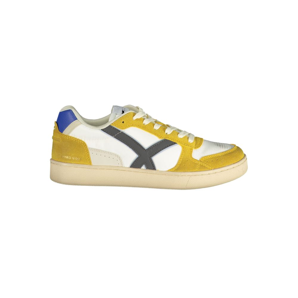 Gas Weiße Herren-Sneaker aus Polyester