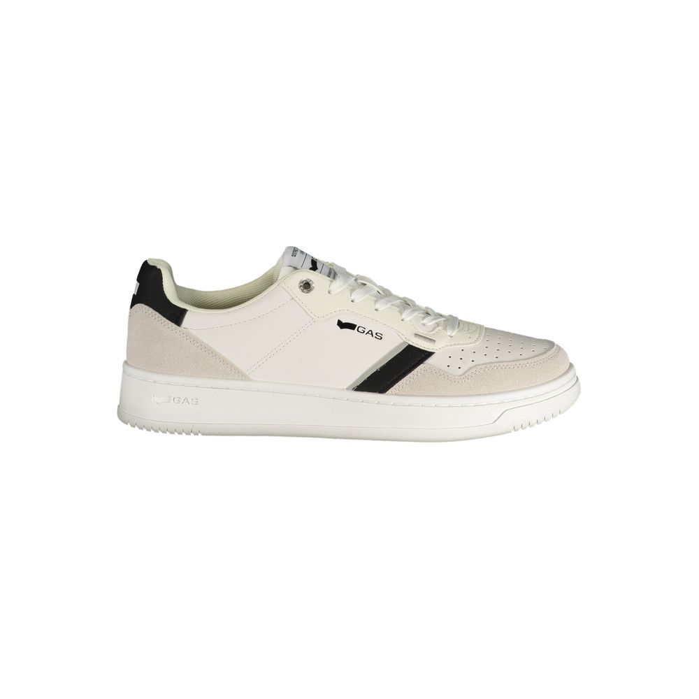 Gas Weißer Herren-Sneaker aus Polyurethan