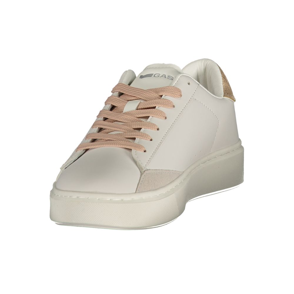 Baskets Gas Bianco pour femme en polyuréthane