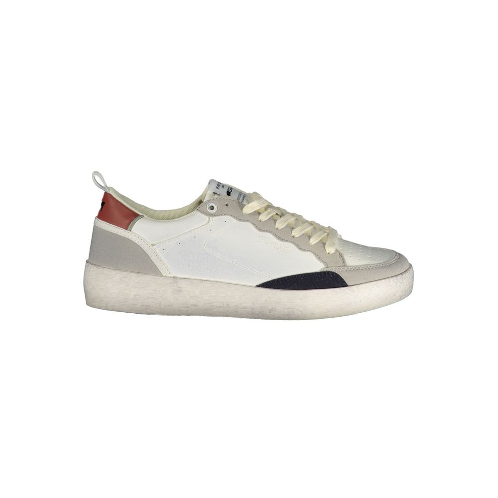 Men's Gas sneakers in white polyurethane